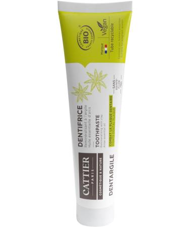 Cattier dentifrice l'argile anis 75ml 1 unit (Lot de 1)