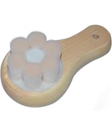 FRCOLOR 1pc Face Cleaning Brush Facial Exfoliating Brush Facial Scrubber Brush Facial Cleansing Brush Manual Soft Bristle Face Brush Face Scrub Brush Handheld Wooden Cleaning Pad - Buy Online on GoSupps.com