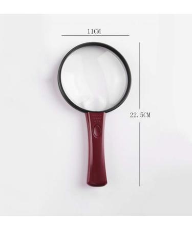 LED Light Hand-held High Magnification Magnifying Glass Reading Magazine Newspaper Repair Magnifying Glass Made in China - Buy Online on GoSupps.com