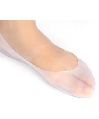 Moisturizing Silicone Socks - Full Length Care Protector for Cracked Feet - Soft Gel Spa Treatment for Corns, Calluses, Bunions, and Blisters - Size L - Buy Online on GoSupps.com