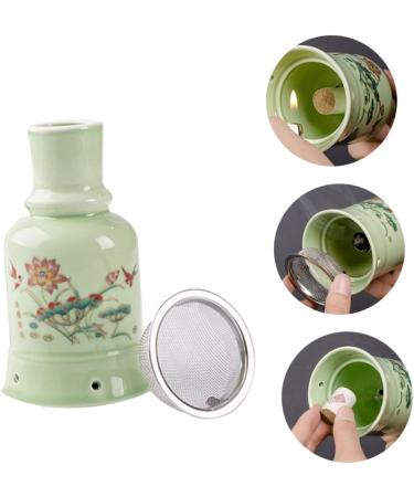 Buy 2 Sets of Moxibustion Pots - Health & Wellness Antislip Qridor Pot Moxa Massage Device Handheld Scratching Tool | Lotus Ceramics - 12.5x7cm | International Shipping - Buy Online on GoSupps.com