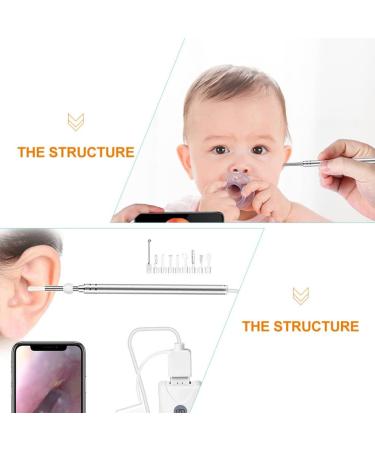 Wireless Otoscope Ear Wax Remover Set | Professional Ear Cleaning Tool with Camera | Healeved Visible Ear Pick | Assorted Colors - Buy Online on GoSupps.com