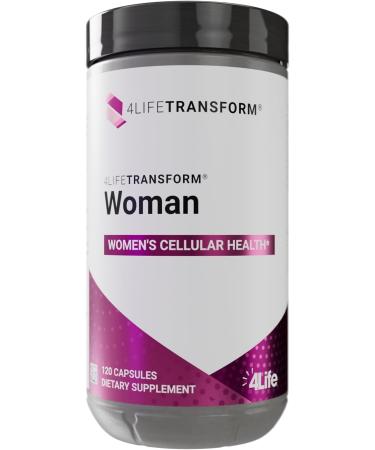 4Life Transform Woman - Women's Supplement with Velvet Bean & Evening Primrose Extracts - Healthy Skin & Well-Being - 120 Vegetable-Derived Capsules - Buy Online on GoSupps.com