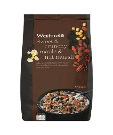Crunchy Maple & Nut Muesli Waitrose 1kg