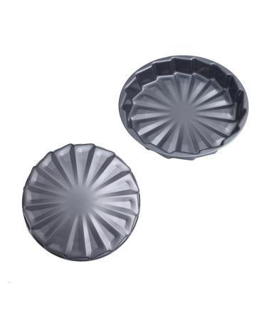 Zerodeko 1pc Carbon Steel Baking Pan Cake Mold Metal Id Tags Cake Baking Pan Flat Black Cake Pan Carbon Steel Cake Pan Household Baking Pan Bakeware Pan Nonstick Baking Mold Round Windmill