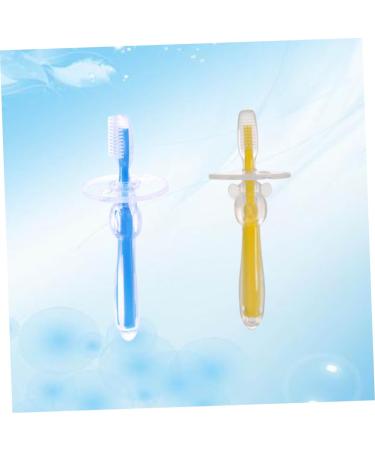 Buy Gatuida 2-Pack Silicone Toothbrushes for Toddlers | Soft & Safe Children's Dental Accessories for Milk Teeth - Buy Online on GoSupps.com