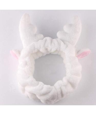 Buy Demarkt Shower Hairband Spa & Makeup Headband with Antlers Perfect for Face Washing & Beauty Routine - Buy Online on GoSupps.com