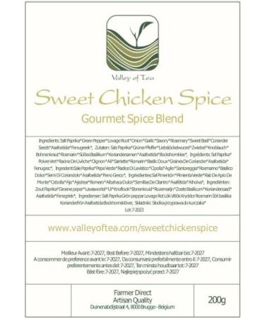 Organic Sweet Chicken Seasoning - Grilling Spice Blend 200g (1 Pack) - Buy Online on GoSupps.com