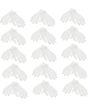 FOMIYES 30 Pairs Overnight Moisture Gloves White Cotton Gloves for Dry Hands Stretchable Gloves White Gloves Women Bedtime Cotton White Gloves Bulk Cutting Slugging Lotion Women's Washable - Buy Online on GoSupps.com