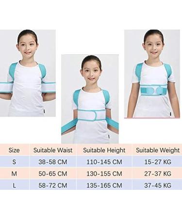 Buy DFHBFG Adjustable Children Posture Corrector Back Support Belt - Kids Orthopedic Corset for Spine & Back - Small Size (Blue) - Improve Posture & Comfort - Buy Online on GoSupps.com