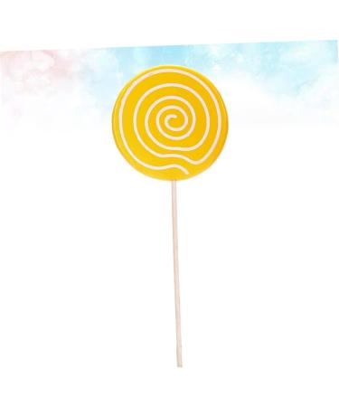 Veemoon 3pcs Lollipop Crafts Kids Playset Large Lollipop Decor Candy Lollipop Prop Carnival Cosplay Baby Food Organic Tablet Holder for Car Wedding Topper Big Lollipop Cake Child Bamboo - Buy Online on GoSupps.com