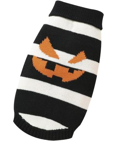 Round Neck Dog Sweater - Cute & Warm Soft Pet Clothes for Small Dogs | Black L (82W928) - Shop Now! - Buy Online on GoSupps.com