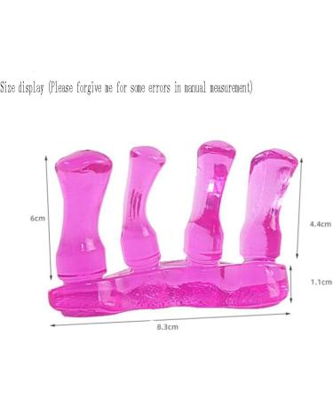 DEAVER Gel Toe Separators - Silicone Toe Spacers for Overlapping Toes and Bunions - 1 Pair - Buy Online on GoSupps.com