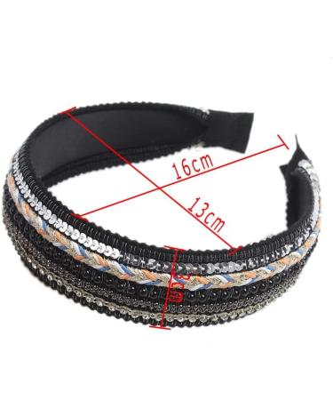 Headbands for Women's Hair Alice Band Fabric Headband Hair Accessories for Women Girls England Hair Accessories (ArchPearl2) - Buy Online on GoSupps.com