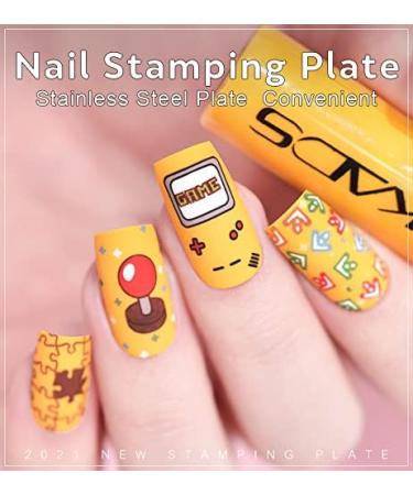 Kad's Nail Art Stamp Template IM025 - Cute DIY Design for Manicure | Picture Plate & Stamp Plate for Nail Art | International Shipping Available - Buy Online on GoSupps.com