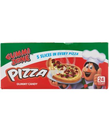 Gummi Zone - Pizza Fun And Unique Candies Pizza Shaped Sweet Gummy Yummy Toppings Made From Gummy Bears Gummy Fruits 5 Flavourful Slices Dairy-Free And Nut Free 12 x 90g - Buy Online on GoSupps.com