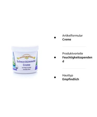 Inntaler Naturprodukte Black Cumin Oil Cream 200ml | Premium Natural Skincare from the Inn Valley - Shop Internationally - Buy Online on GoSupps.com