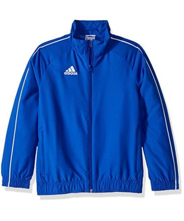 adidas Unisex-Child Soccer Core 18 Presentation Jacket Large Bold Blue/White