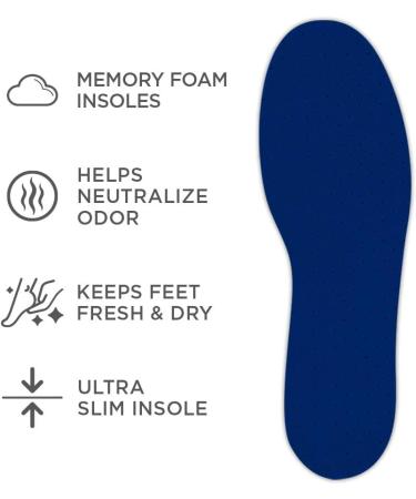 Arm & Hammer Memory Foam Insoles - 3 Pack for Odor Control & Comfort - Buy Online on GoSupps.com