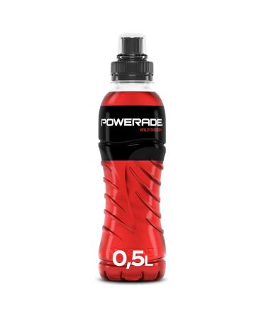 Powerade Sports Wild Cherry & Passion Fruit Bundle (12 x 500ml) - Isotonic Low-Calorie Energy Drink - International Shipping Available - Buy Online on GoSupps.com