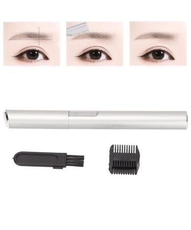 Electric Eyebrow Trimmer - High Precision Shaver Kit for Facial Hair Removal | Portable Silver Eyebrow Shaper - Shop Internationally - Buy Online on GoSupps.com