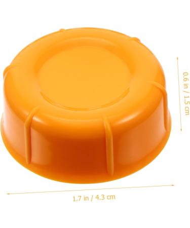 Vaguelly Breastmilk Bottles Cap 20 Pcs Baby Bottle Seal Cap Water Bottle Travel Food Grade Pp Water Proof Leak Proof Lids Orangex2pcs 4.3x4.3x1.5cmx2pcs - Buy Online on GoSupps.com