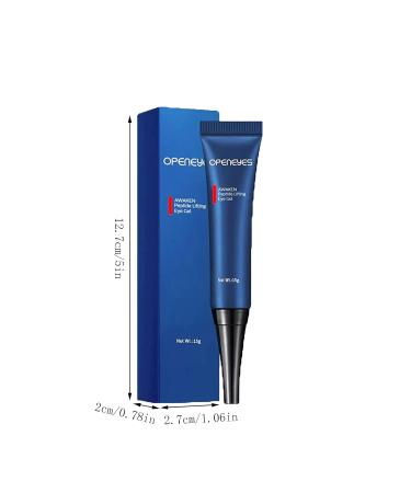 Openeyes Awaken Peptide Lifting Eye Gel - Nordizoe Depuffing Eye Cream | Reduce Puffiness, Dark Circles & Wrinkles | Men's & Women's Peptide Eye Cream (1PC) - Buy Online on GoSupps.com