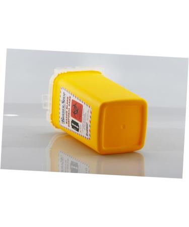 FRCOLOR Mini Waste Bucket - 2 Pack Razor Blade Disposal Container for Hairdressers Travel and Needle Filling - Compact & Safe Waste Management - Buy Online on GoSupps.com
