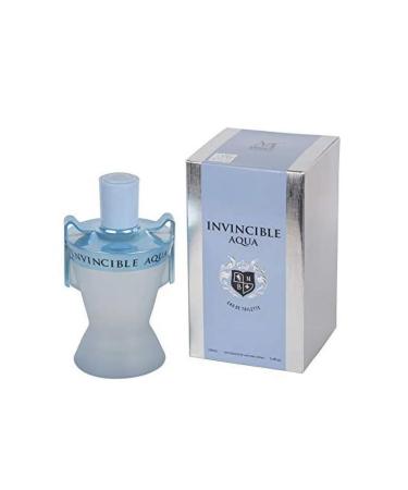 INVINCIBLE AQUA Cologne for Men Eau de Toilette Fragrance 3.4oz/100ml Natural Spray Long Lasting
