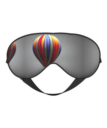 SSIMOO Hot Air Balloon Sleep Mask-Adjustable Breathable Fashionable Eye Mask for A Comfortable Sleep Experience Black