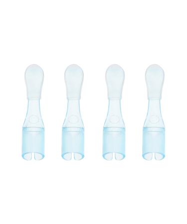 Healifty Ear Cleaner Replacement Tips 4Pcs Ear Spoon Tips Silicone Replacement Tips for Teens Adults Family Ear Health Care 4Pcs Style 1 2.20X0.50X0.50cm