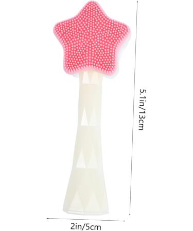 Healeved Silicone Face Brush Portable Skin Care Brush Mens Deep Bath Face Wash Brush Beard Styling Template Facial Brush Facial for Men Tool Facial Cleansing Brush Soft Fur Man Body Brush 13x5cm Sky-blue - Buy Online on GoSupps.com