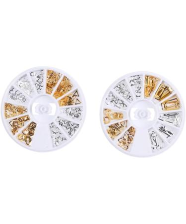 FRCOLOR 6 Boxes Metal Rivet Sequin Trim Nails Decoration Nail Art Rhinestones Nail Decorations Nail Accessories Nail Rivet Appliques Embellishments Nail Art Decoration Triangle 3d Disc - Buy Online on GoSupps.com