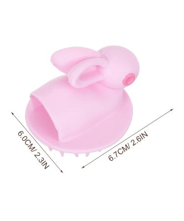Kisangel 8 Pcs Rabbit Head Scrubber Stimulation Massage Hair Brushes - Silicone Baby Scalp Massager Shampoo with Handle for Cleaning - Adorable Design - 6.7X6CMx4pcs - Buy Online on GoSupps.com