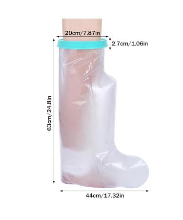 Waterproof Leg Shower Protection for Adults | Long Leg Plaster & Ankle Cover for Broken Toe & Burns - Reusable & Durable - Buy Online on GoSupps.com