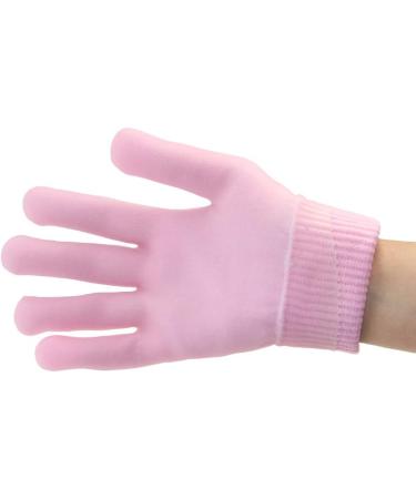 Moisturizing Spa Gloves - Unisex Pink Gel Gloves for Softening & Whitening | Best Spa Treatment - Buy Online on GoSupps.com