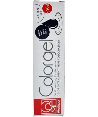 Modecor Concentrated Color Gel 100g-Gluten Free (Black) - Buy Online on GoSupps.com