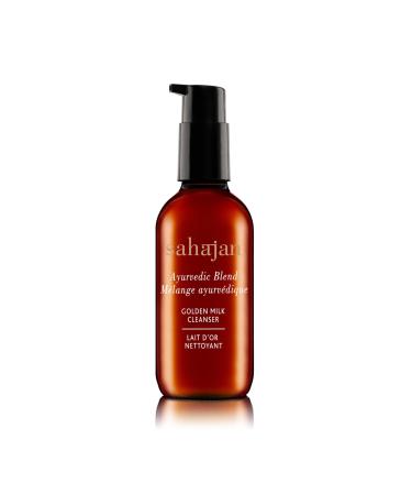 Sahajan Golden Milk Cleanser Skin Care Gentle Milk Cleanser | Nourishing and Calming for Sensitive Skin 120 ml 4floz