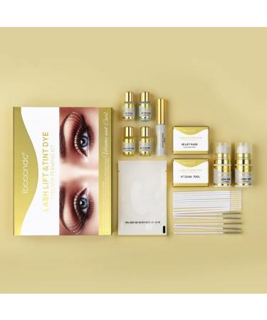 Eyelash Lift and Tint Kit - Professional Long Lasting Lash Perm Kit and Color Set - Suitable for Salon & Home Use - Buy Online on GoSupps.com
