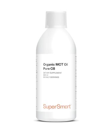 Organic Coconut TCM Oil with 98% C8 - Preworkout - Weight Management - Helps Support Metabolism and Reduce Carbohydrate Intake - Keto Diet - Vegan - Gluten Free - Supersmart