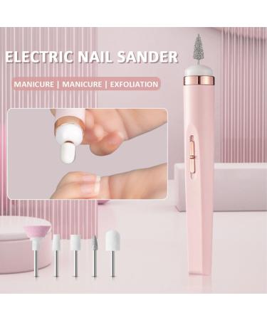 Electric Nail Sander Nail Drill Sander Set Quiet and Portable with 5 Interchangeable Tools Mini Manicure Art Pen Tools for Gel Removing - Buy Online on GoSupps.com