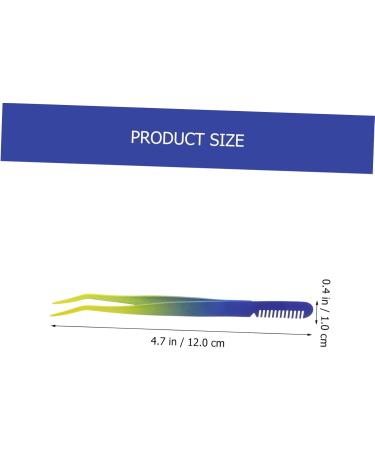 Tool Beauty Accessories Eyelash Tweezers Eyebrow Tweezers Professional Eyelash applicator Eyebrow Pick Tweezers Eyebrow Plucker Tweezers Stainless Steel Extend Gradient - Buy Online on GoSupps.com