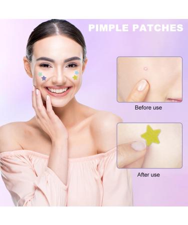 112 Dots Spot Patches Pimple Patches Cute Star Pimple Patches Spot Stickers Treatment Face Back Acne Dots 4 Colors 14mm & 10mm - Buy Online on GoSupps.com