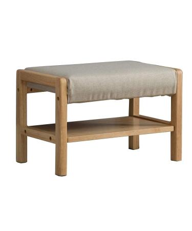 Doorway Shoe Rack Space-Saving Shoe Stool Storage Slippers Shoe Cabinet Foot Sofa Stool Shoe Stool Brown Shoe Organizer (Color : Natural) (Natural)
