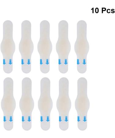 Buy Silicone Tape Bandages - 10pcs Hydrocolloid Pads for Foot Toe & Heel Protection - Size 2 Heel Protectors 6.5x2cm | International Shipping Available - Buy Online on GoSupps.com