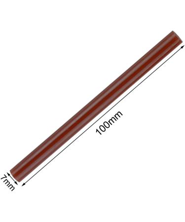 HUIHUIBAO 12 PCS Colored Hot Glue Sticks - Mini Hot Melt Adhesive for DIY Art Craft - 7 x 100mm Brown - Buy Online on GoSupps.com