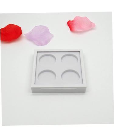 Beavorty Eyeshadow Palette 4 Pcs 4 cosmetic sample containers eyeshadow containers empty eyeshadow tray empty white eyeshadow 1 count (Pack of 1) Whitex2pcs - Buy Online on GoSupps.com