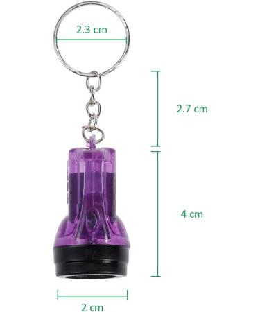 GOLDGE 24Pcs Keychain Flashlight Mini Lamp - Compact & Bright Portable Lighting for Travel - International Shipping Available - Buy Online on GoSupps.com