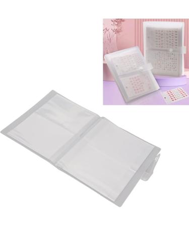 Nail Art Sticker Storage Book 80 Slots Frosted Hard Cover Nail Stickers Collecting Album Nail Art Sticker Photo Album for Beauty Salon - Buy Online on GoSupps.com