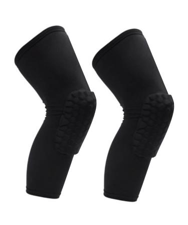 Alomejor Unisex Compression Knee Brace - Anti-Slip Sleeve for Basketball Football Running - Size L (175-185CM Height) - Black - Buy Online on GoSupps.com